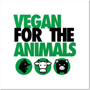 Vegan for The Animals Posters and Art